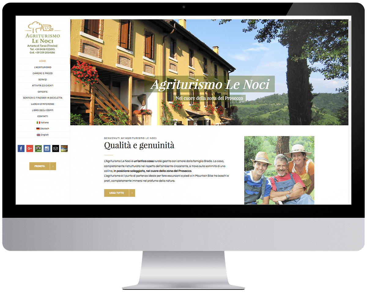 Sito web Agriturismo Le Noci