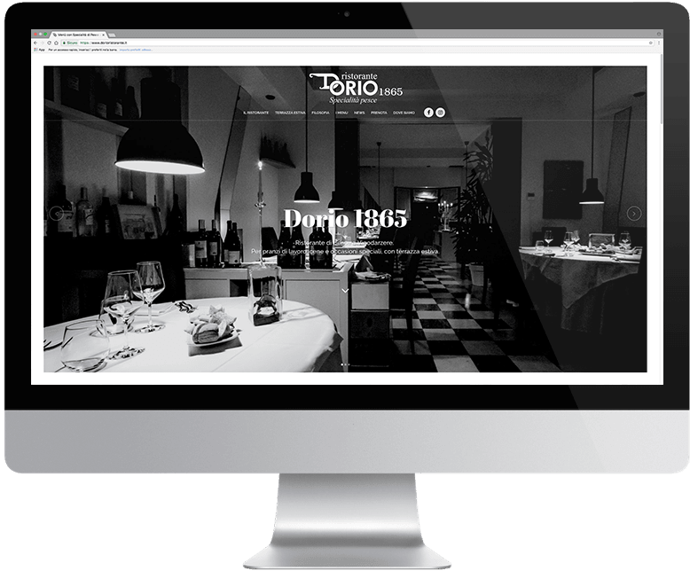 Sito web Ristorante Dorio