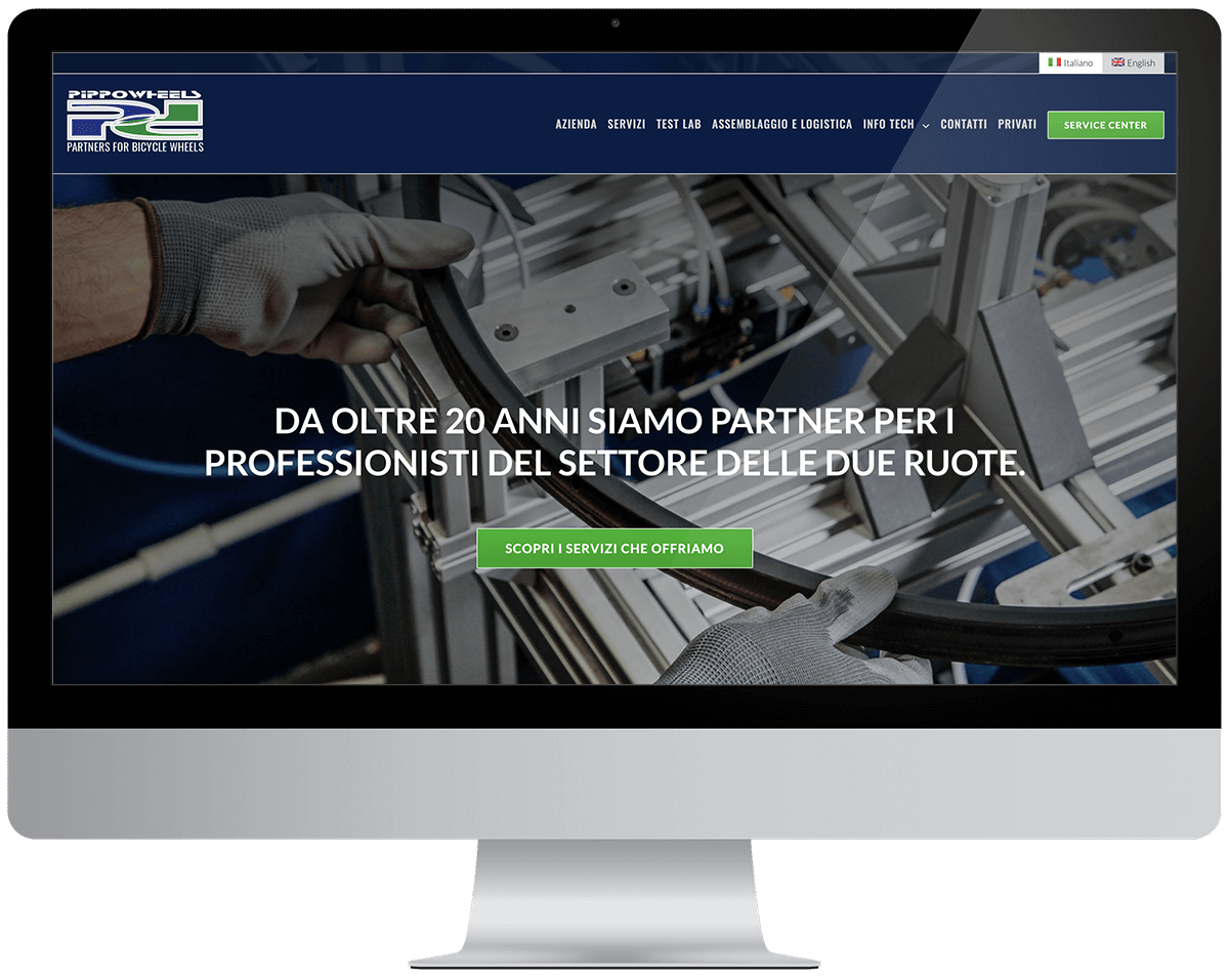 Creazione Web site per Pippowheels - Neroavorio Padova